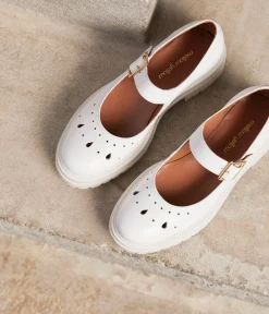 Femme Mellow Yellow Ballerines, Slingbacks-Babies crantées Léoncia