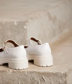 Femme Mellow Yellow Ballerines, Slingbacks-Babies crantées Léoncia