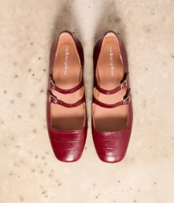 Femme Mellow Yellow Babies|Ballerines, Slingbacks-Babies croco Aurella