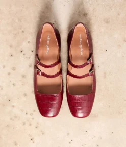 Femme Mellow Yellow Babies|Ballerines, Slingbacks-Babies croco Aurella