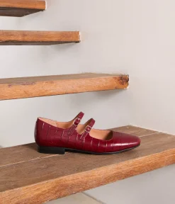 Femme Mellow Yellow Babies|Ballerines, Slingbacks-Babies croco Aurella