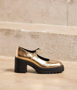 Femme Mellow Yellow Escarpins, Babies-Babies cuir dé Anae