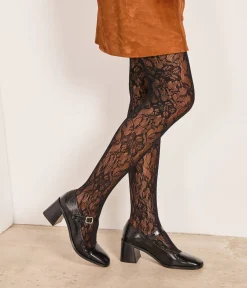 Femme Mellow Yellow Escarpins|Babies-Babies cuir noir Rebecca