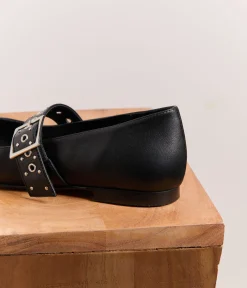 Femme Mellow Yellow Ballerines, Slingbacks-Babies cuir Roméo