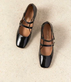 Femme Mellow Yellow Babies-Babies cuir verni Irving