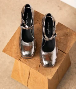 Femme Mellow Yellow Escarpins, Babies-Babies métallisées Ariela