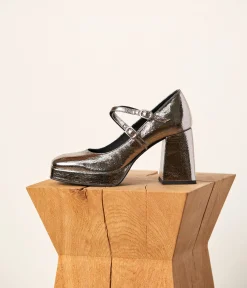 Femme Mellow Yellow Escarpins, Babies-Babies métallisées Ariela