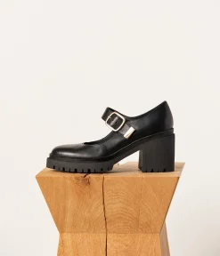 Femme Mellow Yellow Escarpins, Babies-Babies noires crantées Bridget