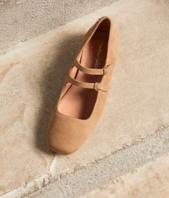 Femme Mellow Yellow Babies|Ballerines, Slingbacks-Babies velours Aurella