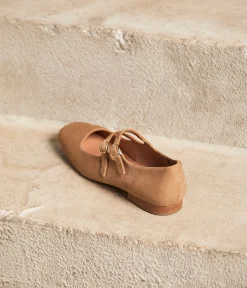 Femme Mellow Yellow Babies|Ballerines, Slingbacks-Babies velours Aurella