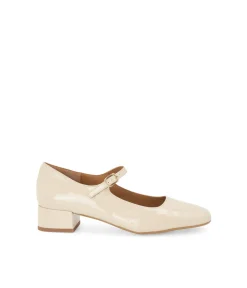 Femme Mellow Yellow Babies|Ballerines, Slingbacks-Babies vernies écrues Brenda