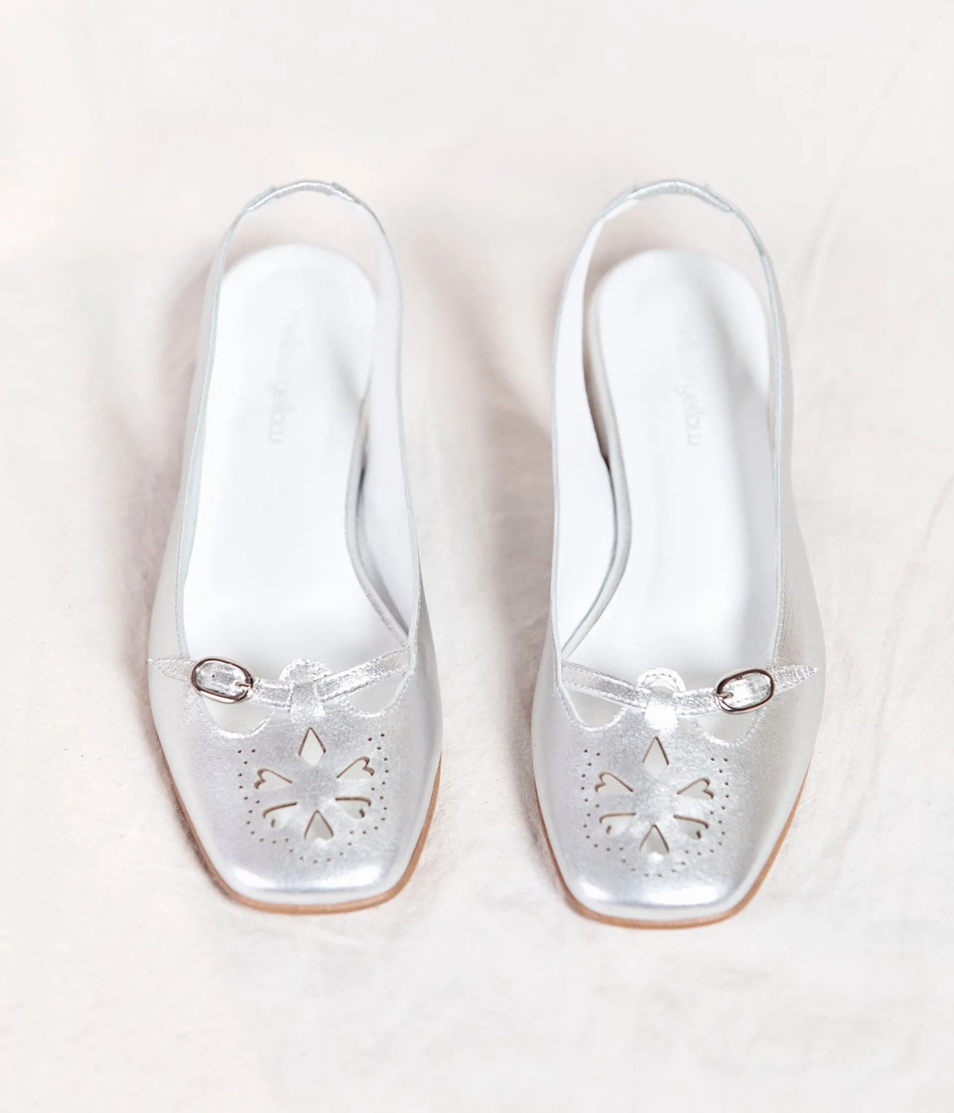 Femme Mellow Yellow Ballerines, Slingbacks-Ballerines Arielle