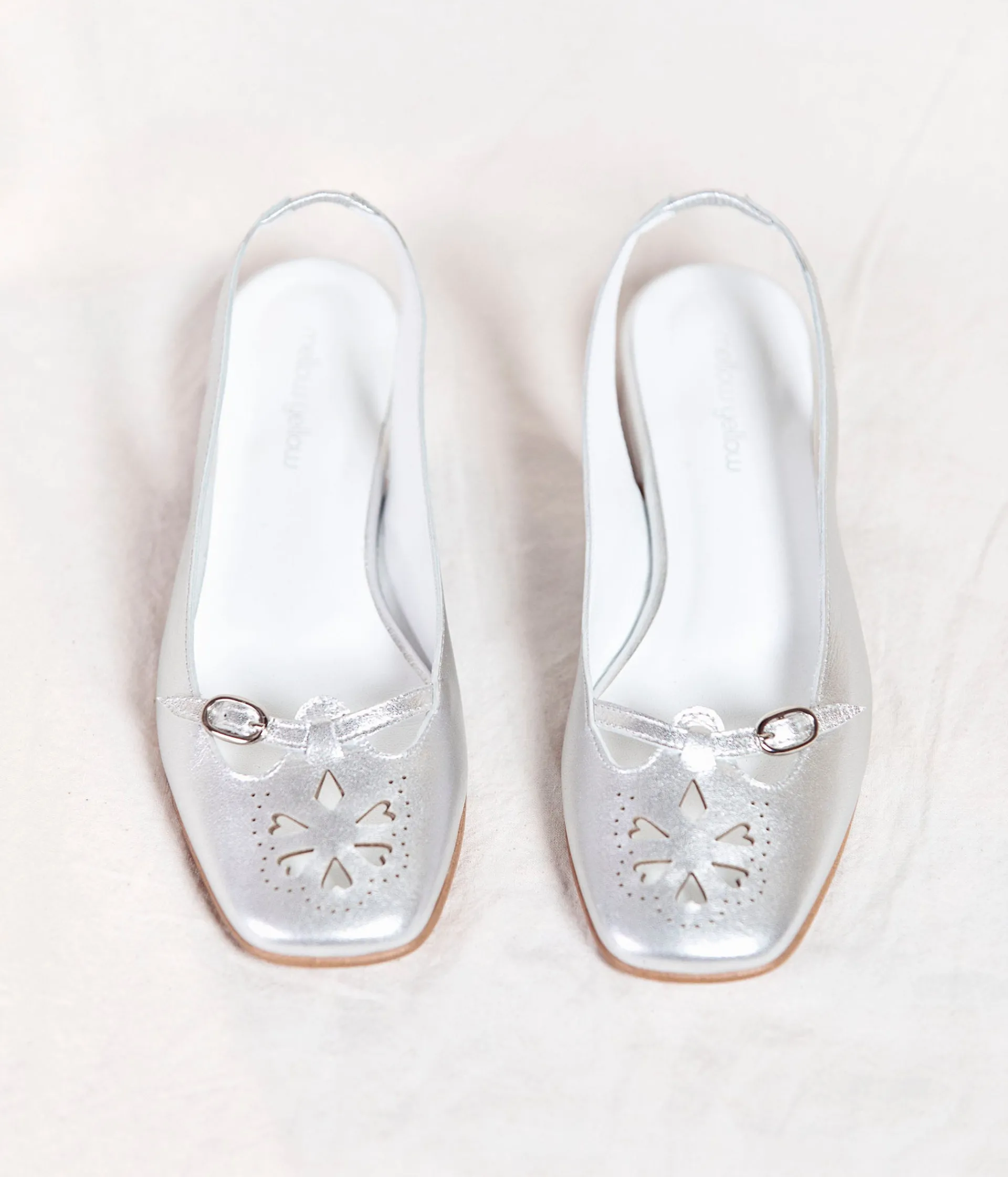 Femme Mellow Yellow Ballerines, Slingbacks-Ballerines Arielle