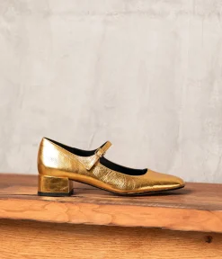 Femme Mellow Yellow Ballerines, Slingbacks-Ballerines dées cuir Brenda