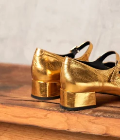 Femme Mellow Yellow Ballerines, Slingbacks-Ballerines dées cuir Brenda