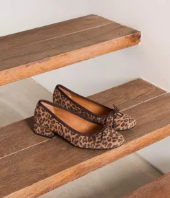 Femme Mellow Yellow Ballerines, Slingbacks-Ballerines imprimé léopard Nicole