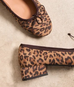 Femme Mellow Yellow Ballerines, Slingbacks-Ballerines imprimé léopard Nicole