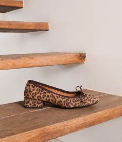 Femme Mellow Yellow Ballerines, Slingbacks-Ballerines imprimé léopard Nicole