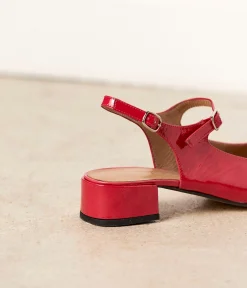 Femme Mellow Yellow Ballerines, Slingbacks-Ballerines vernies Clarissa