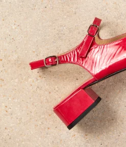 Femme Mellow Yellow Ballerines, Slingbacks-Ballerines vernies Clarissa