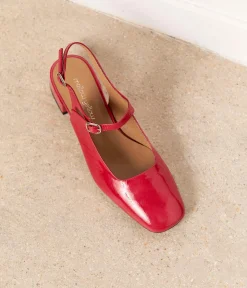 Femme Mellow Yellow Ballerines, Slingbacks-Ballerines vernies Clarissa