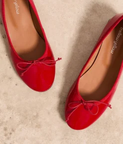 Femme Mellow Yellow Ballerines, Slingbacks-Ballerines vernies Nicole