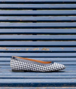 Femme Mellow Yellow Ballerines, Slingbacks-Ballerines vichy Adeline