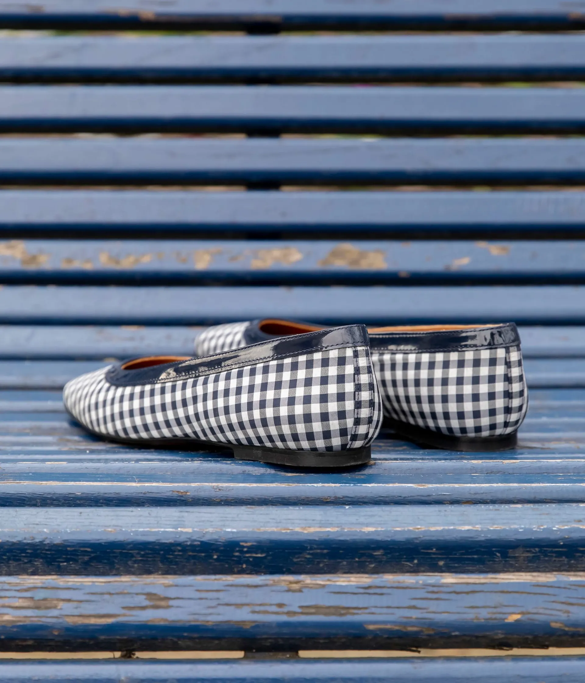 Femme Mellow Yellow Ballerines, Slingbacks-Ballerines vichy Adeline