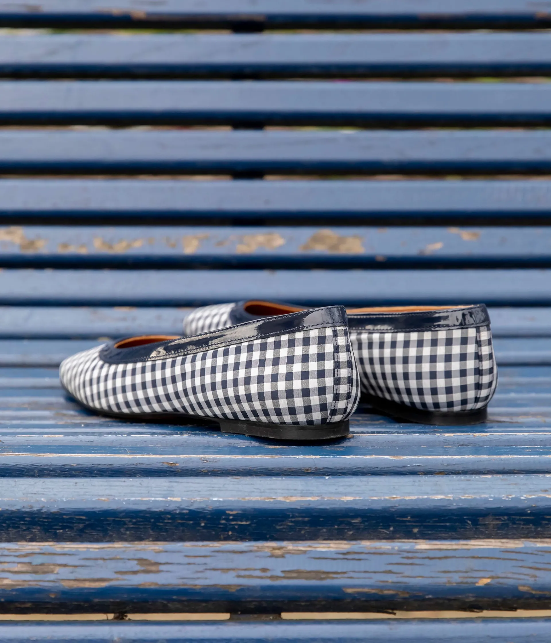 Femme Mellow Yellow Ballerines, Slingbacks-Ballerines vichy Adeline