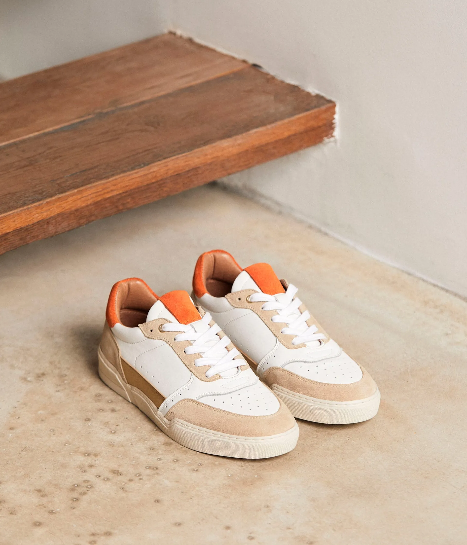 Femme Mellow Yellow Baskets-Baskets beige orange Tao