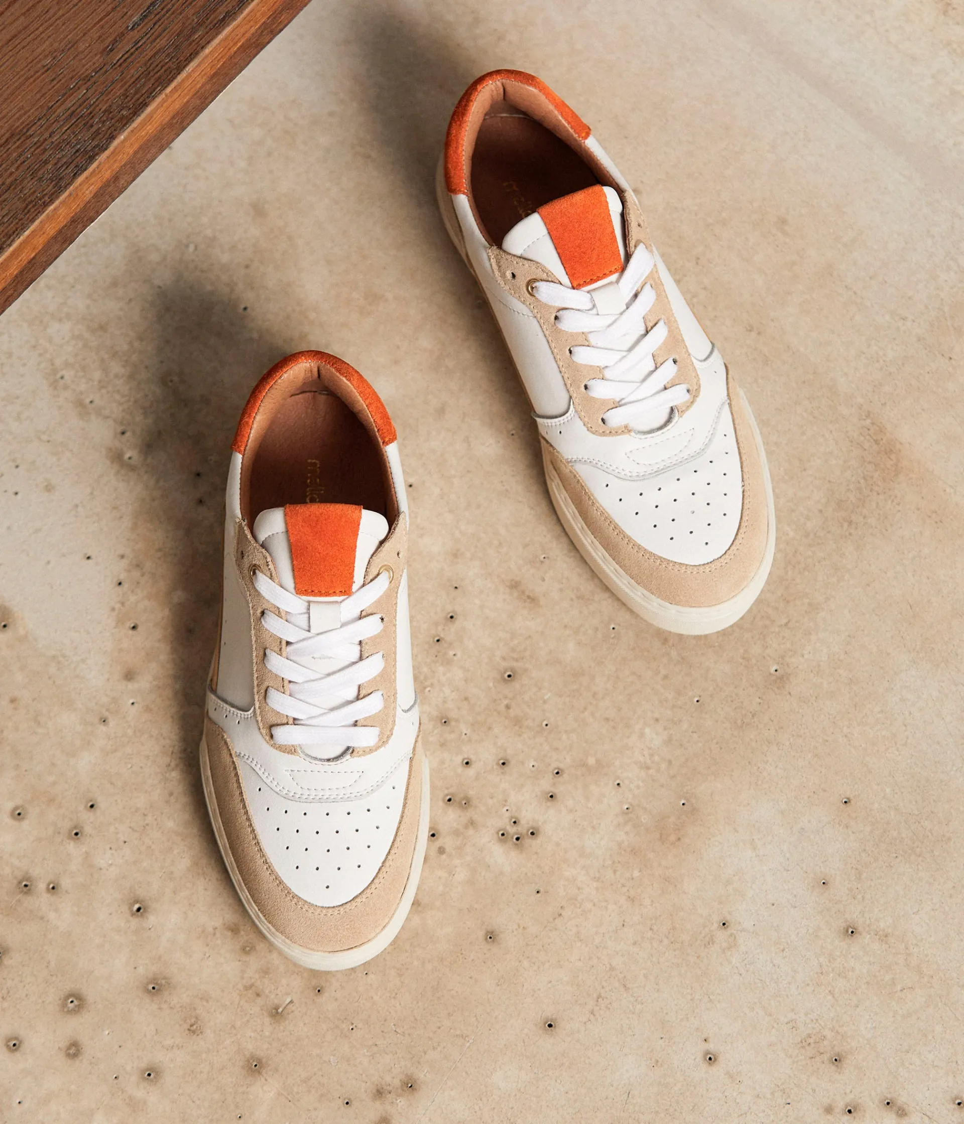 Femme Mellow Yellow Baskets-Baskets beige orange Tao