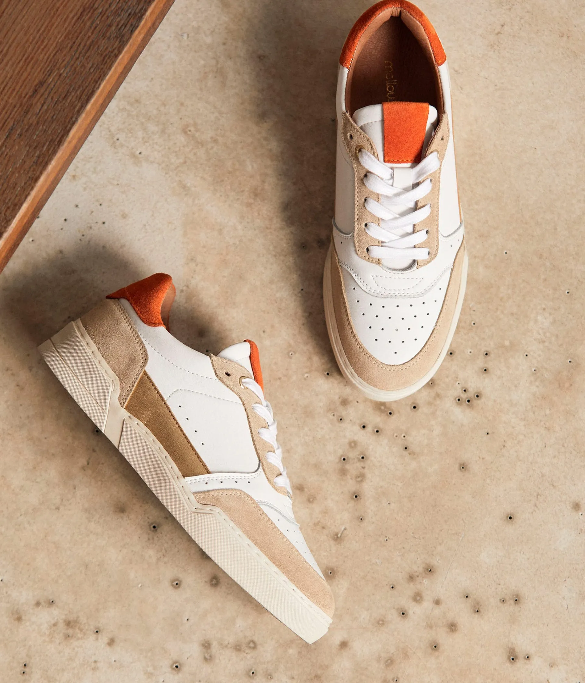 Femme Mellow Yellow Baskets-Baskets beige orange Tao