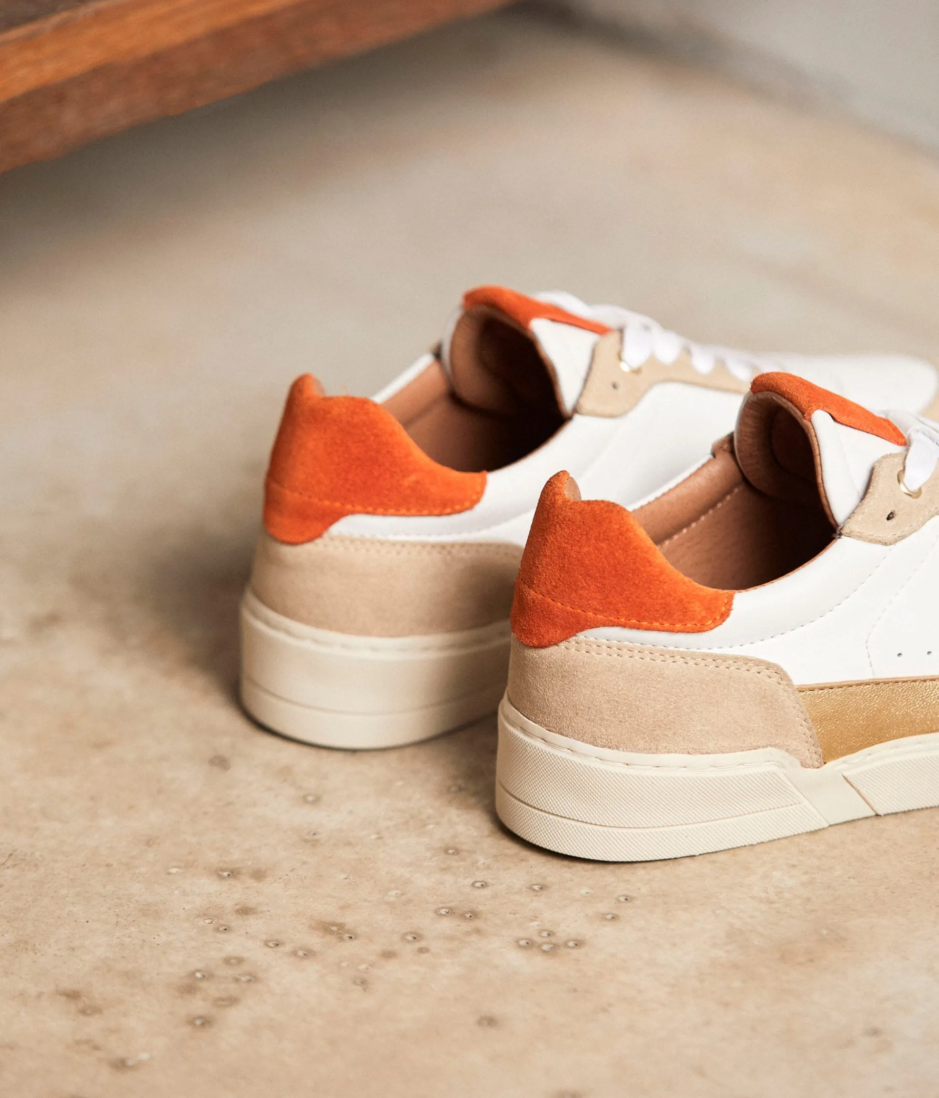 Femme Mellow Yellow Baskets-Baskets beige orange Tao