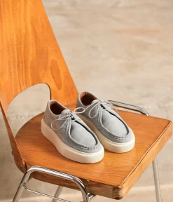 Femme Mellow Yellow Baskets-Baskets velours ciel Iva