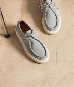 Femme Mellow Yellow Baskets-Baskets velours ciel Iva