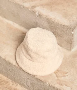 Mellow Yellow Casquettes, Bonnets-Bob écru Sherpa Birdie