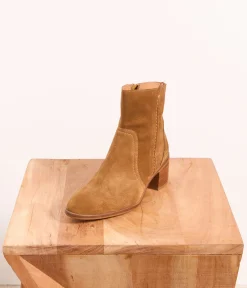 Femme Mellow Yellow Boots, Bottines-Boots camel velours Sansa