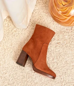 Femme Mellow Yellow Boots, Bottines-Boots velours Léontine