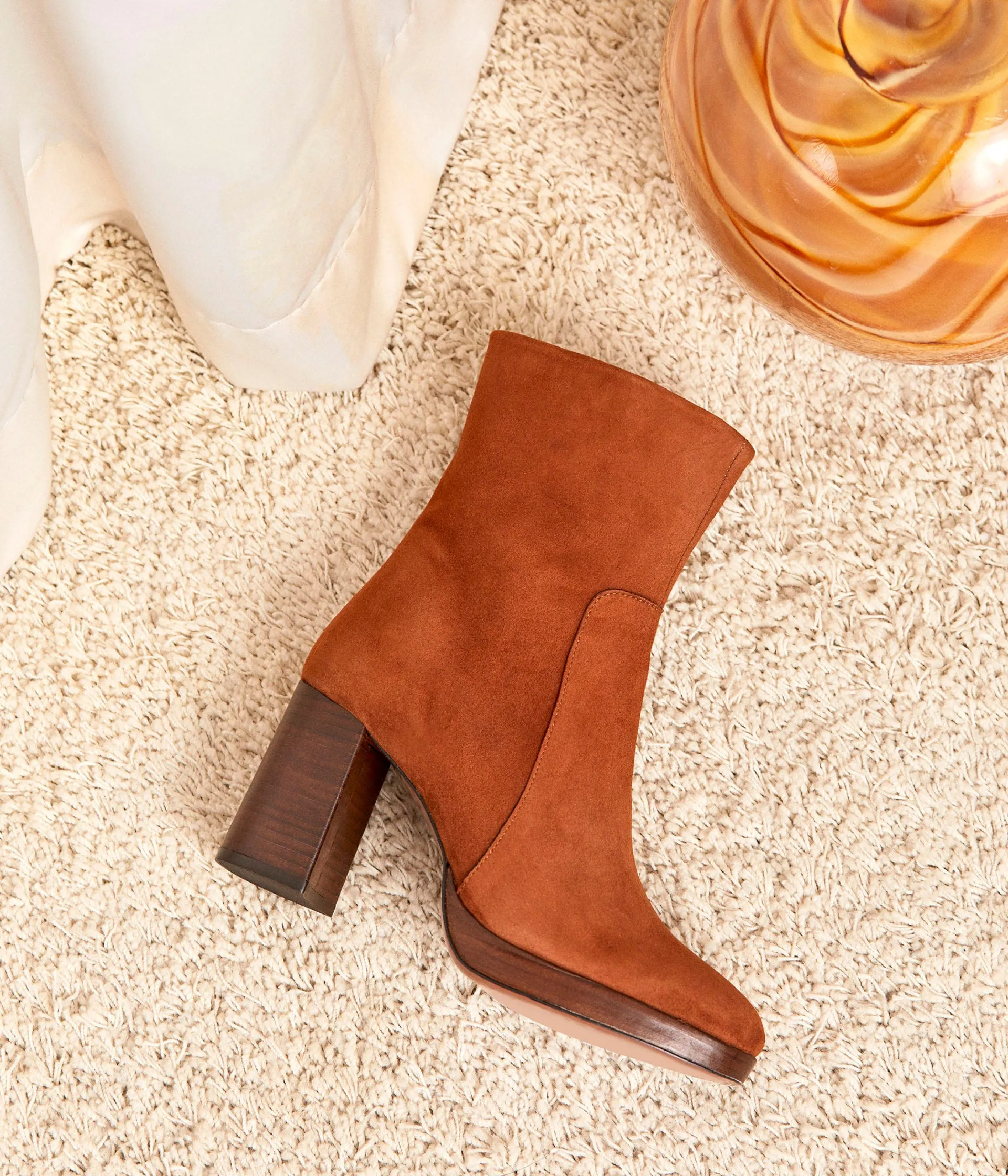 Femme Mellow Yellow Boots, Bottines-Boots velours Léontine