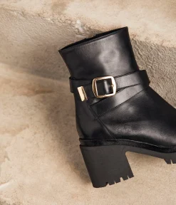 Femme Mellow Yellow Boots, Bottines-Boots crantées bride Babeth