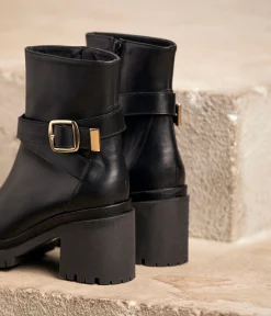 Femme Mellow Yellow Boots, Bottines-Boots crantées bride Babeth