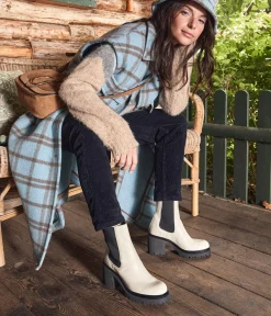 Femme Mellow Yellow Boots, Bottines-Boots écrues Candice