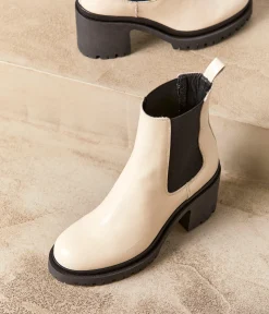 Femme Mellow Yellow Boots, Bottines-Boots écrues Candice