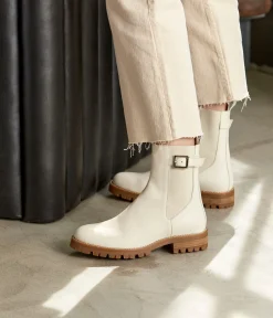 Femme Mellow Yellow Boots, Bottines-Boots écrues Norma