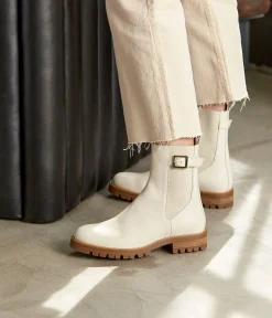 Femme Mellow Yellow Boots, Bottines-Boots écrues Norma