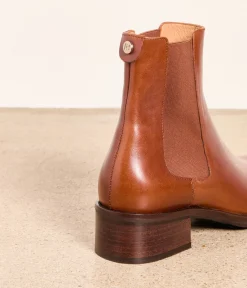 Femme Mellow Yellow Boots, Bottines-Boots cuir Purple