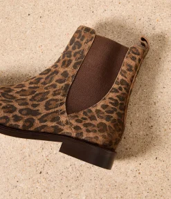 Femme Mellow Yellow Boots, Bottines-Boots cuir léopard Artem