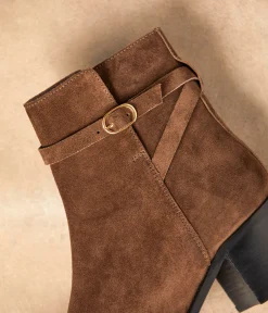 Femme Mellow Yellow Boots, Bottines-Boots cuir velours Aimeline