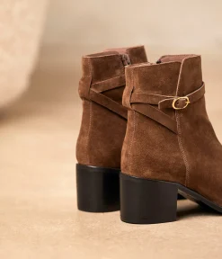 Femme Mellow Yellow Boots, Bottines-Boots cuir velours Aimeline