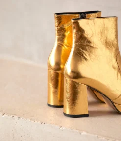 Femme Mellow Yellow Boots, Bottines-Boots dés cuir Alissa